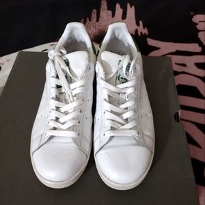 White/Green Adidas